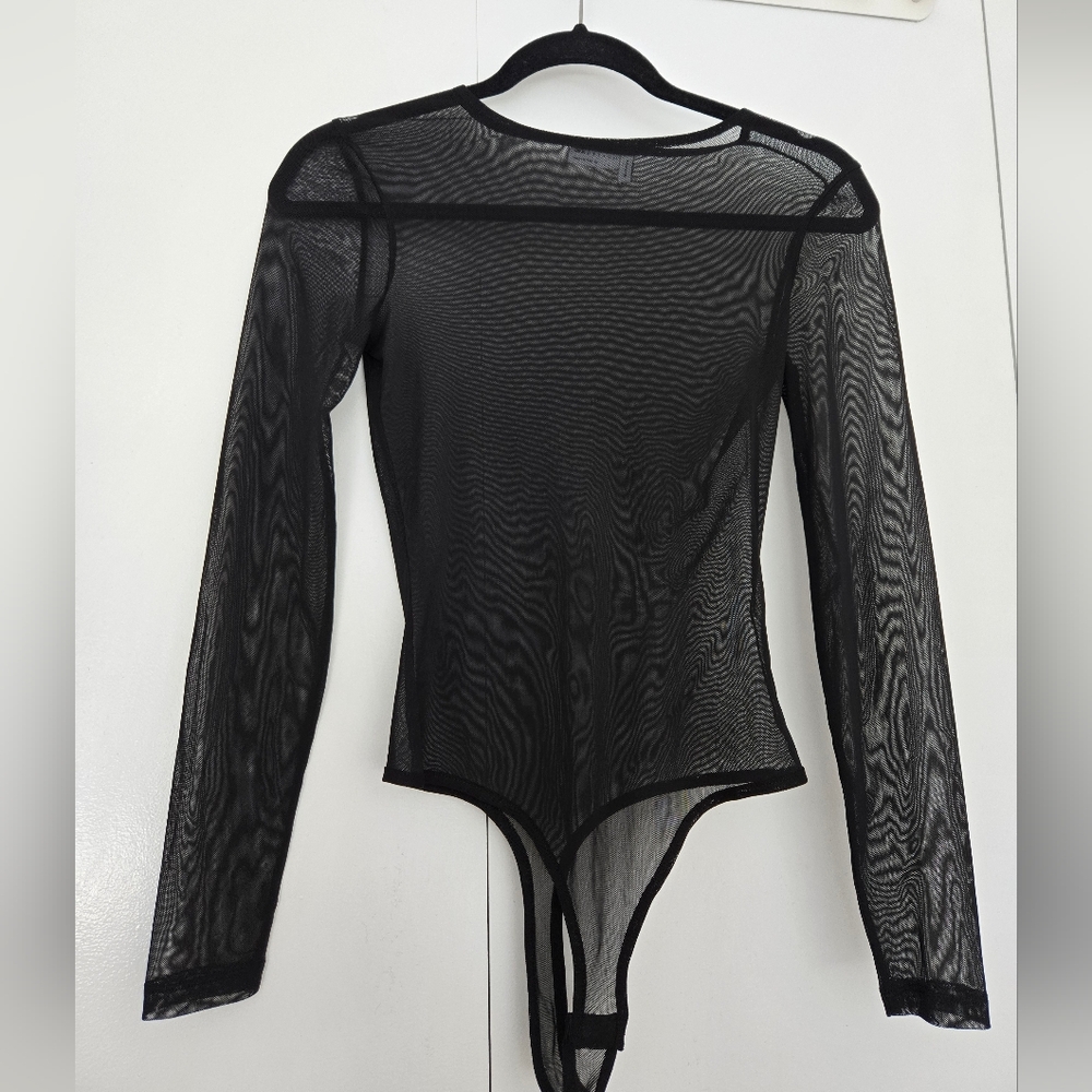 ASOS Mesh black bodysuit